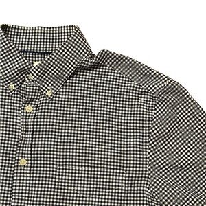 Jos A Bank 1905 Men's Navy & White Gingham Check Button-Down Shirt